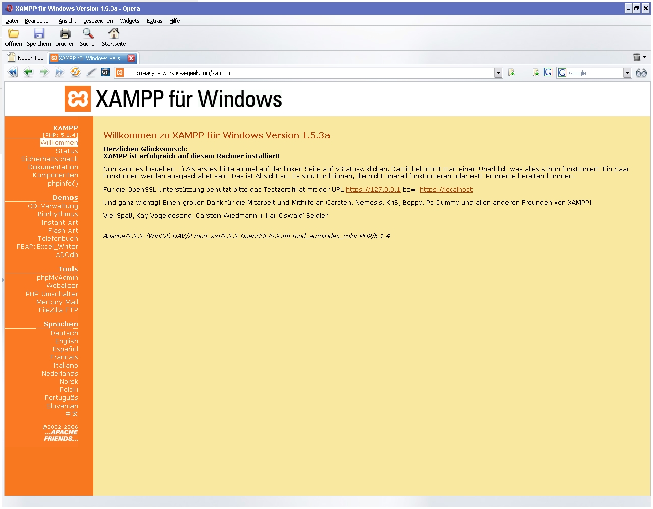Xampp Test