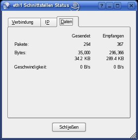 KNemo in der Taskleisten