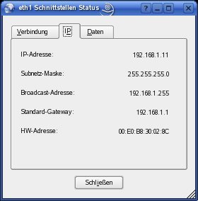 KNemo in der Taskleisten